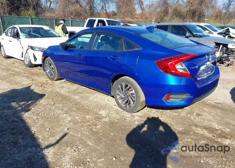 2017 Honda Civic Ex from USA, damaged, VIN 19XFC2F75HE200747